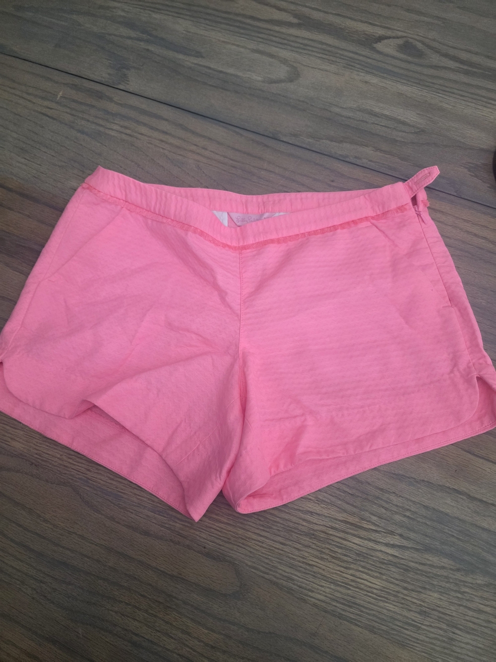 Lilly Pulitzer Bright Pink Shorts With Fringe